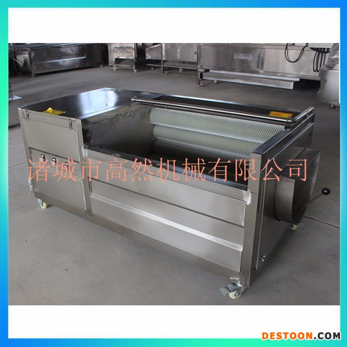 供应高然牌GR-2000型号毛刷清洗去皮机   莲藕清洗去皮机 莲藕清洗机  厂家直销莲藕清洗去皮机 蔬菜加工设备