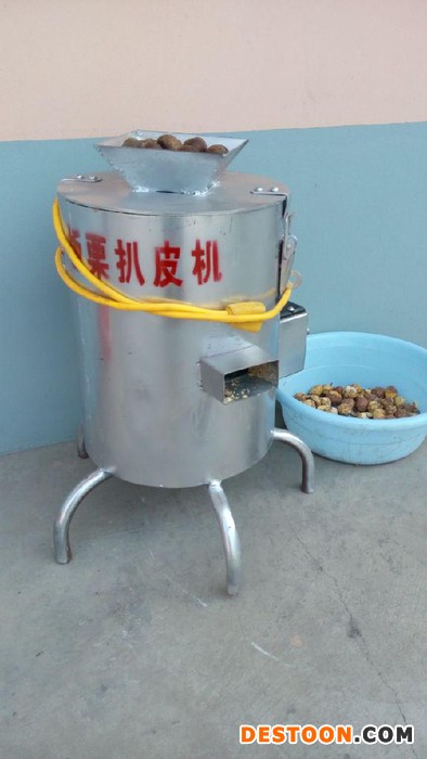 天众机械生产东北吉林板栗扒皮机、辽宁板栗剥壳机果品加工设备、板栗剥皮机