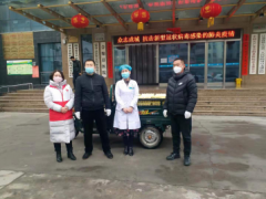 合阳：县畜牧养殖企业捐物表心志  助力战疫情