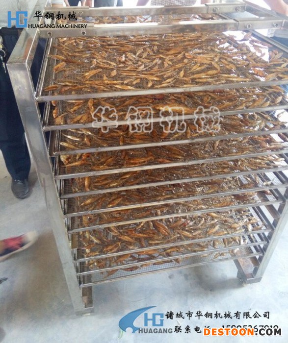 供应诸城华钢牌多功能烟熏鱼设备，三文鱼烟熏设备