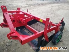 定州新款小型拖拉机带射干白术根茎作物收获机140型