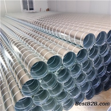 佛山新诚镀锌螺旋风管库存充足大量销售