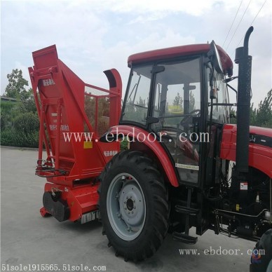 青储皇竹草粉碎回收机    饲料养牛用收割机   喂羊用象草回收机