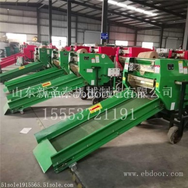 青储打包机工作视频   肉羊养殖用包膜机价格