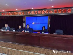 营口市召开美丽示范村建立任务调度暨验收规范培训会