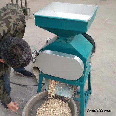 小麦玉米豆子对辊挤扁机