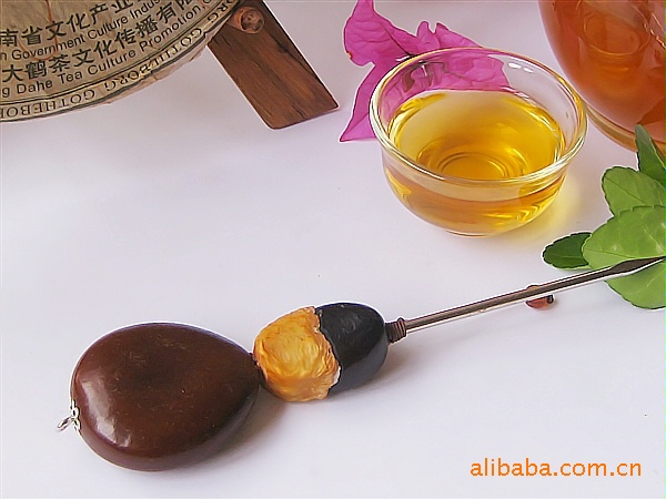 批发纯手工茶针 茶刀 茶锥 普洱茶具 天然果茶针