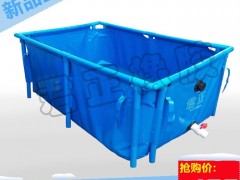 移动鱼池隔离池暂养池锦鲤池折叠鱼池中转池1*1*0.7