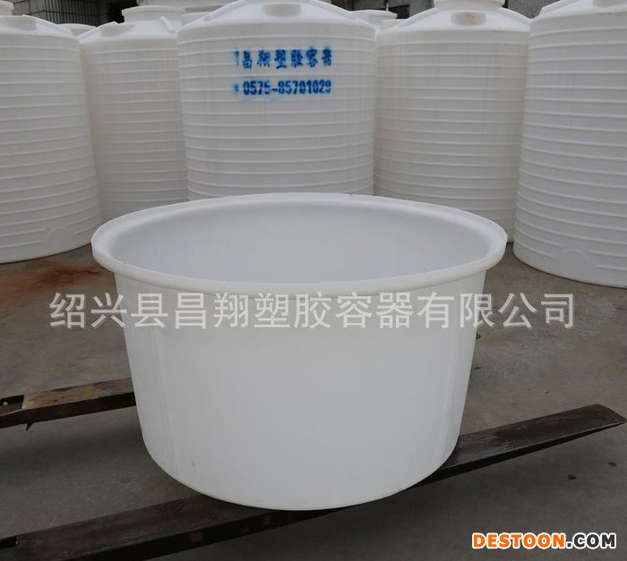 锦鲤养殖桶 1000L大型金鱼孵化养殖圆桶 锦鲤参展白色运输PE桶