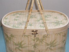 供应大闸蟹包装 特产包装礼品包装竹篮