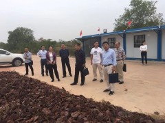 南昌市农业乡村局副局长谢东辉对进贤县2019新申报的示范园停止现场考评