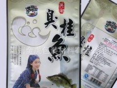 臭桂鱼窗口透明塑料包装袋 冷冻海鲜食品 干生鱼片零售袋