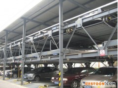 立体车库  三层升降横移停车设备