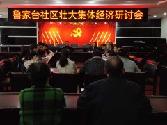 县农经站支部与鲁家台社区党支部展开“不忘初心牢记使命”联建互促座谈会