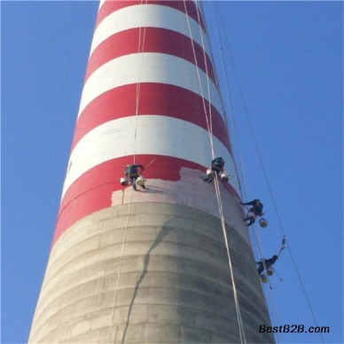 烟囱安装护网转梯