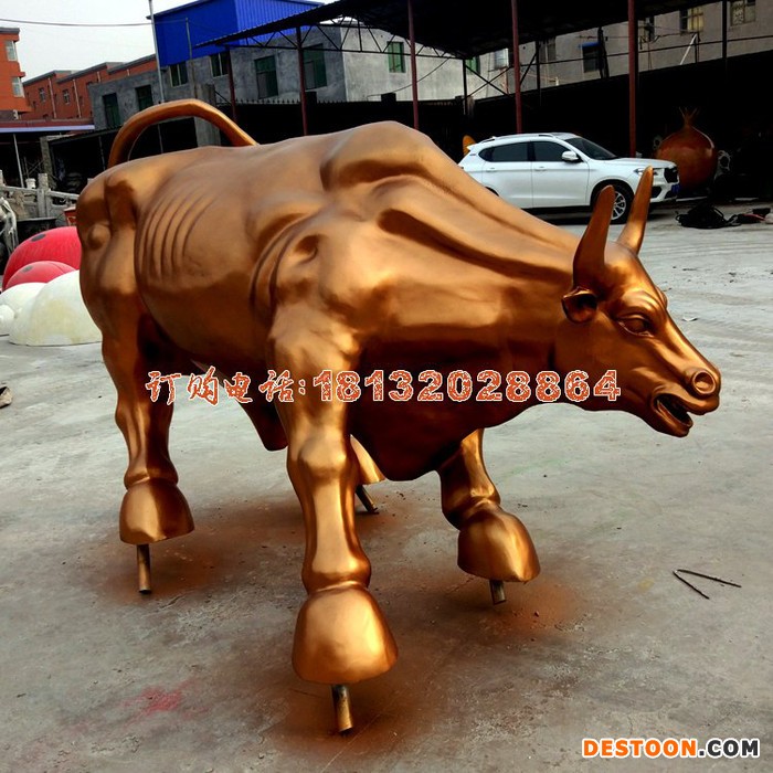 铜雕金色黄牛铜雕金色黄牛 铜雕金色黄牛