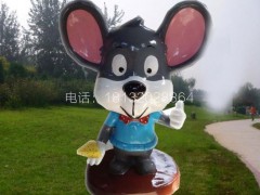 玻璃钢小狐狸  草原卡通摆件