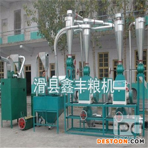 河南鑫丰面粉机设备 60吨面粉机设备 粮食加工机械
