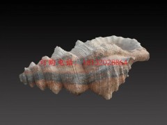 田螺石雕，晚霞红石雕田螺