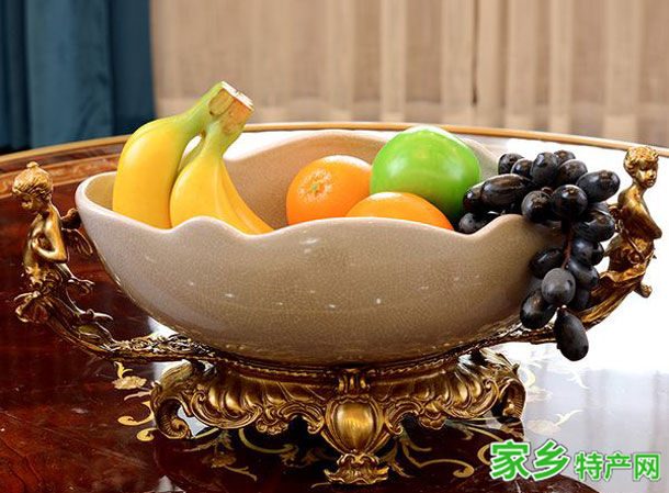 陶瓷透花果盘 -河北秦皇岛市特产
