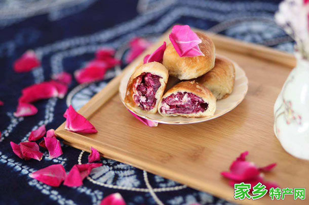 鲜花玫瑰饼 -河北承德市特产