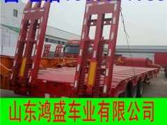 鸭子低平板半挂车图片报价