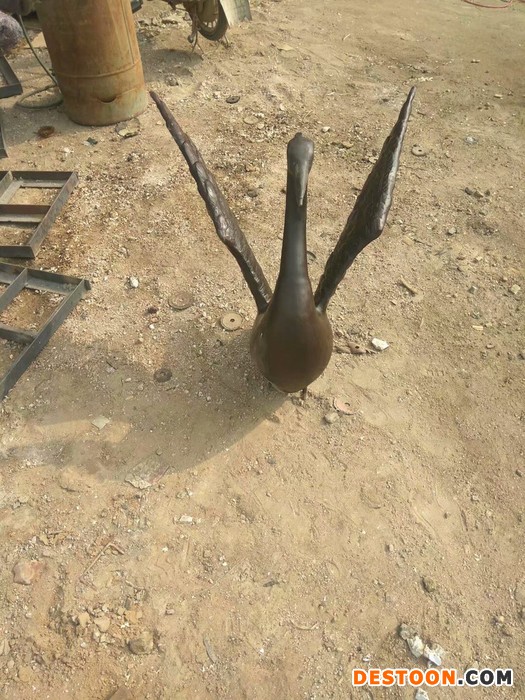 鸭子铜雕动物铜雕