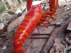 定制大龙虾雕塑 龙虾不锈钢雕塑 不锈钢大龙虾雕塑