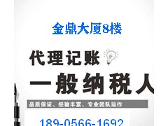池州一般纳税人代理记账