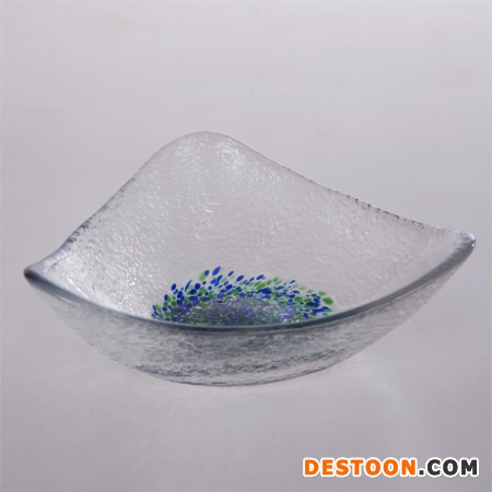 杉亚玻璃国盘 碗/碟/盘 水果盘