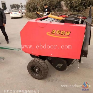 拖拉机带收草机价格  捡拾打包机方捆的多少钱