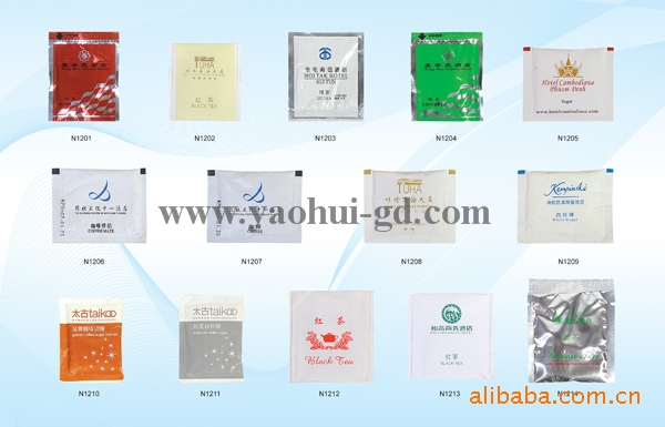 厂供酒店一次性茶包、袋泡茶、糖包、牙刷、梳子-东莞耀辉