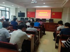 攸县农业乡村局组织召开贯彻“不忘初心，牢记使命”主题教育党员大会