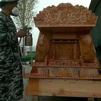 一手货源柏木棺材出售