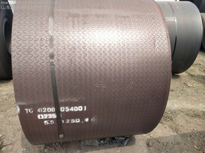 满益钢材扁豆形花纹板湛江Q235B花纹板厂家直供价格低廉