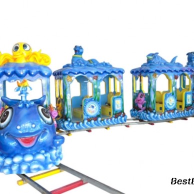 户外新款儿童轨道小火车