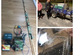 杭州市渔政总站联合公安机关查获非法电鱼案一起