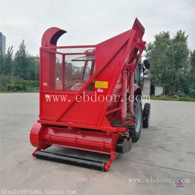 青贮皇竹草收割机   新鲜黑麦草回收粉碎机