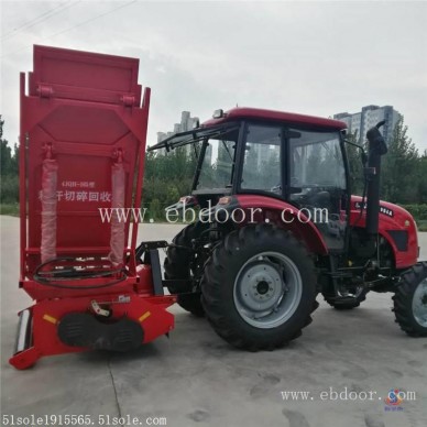 青储黑麦草收割机图片     皇竹草饲料粉碎收集机