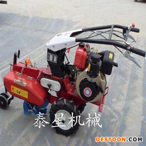 的大葱田园管理机 大葱开沟培土机 大葱封沟机图片