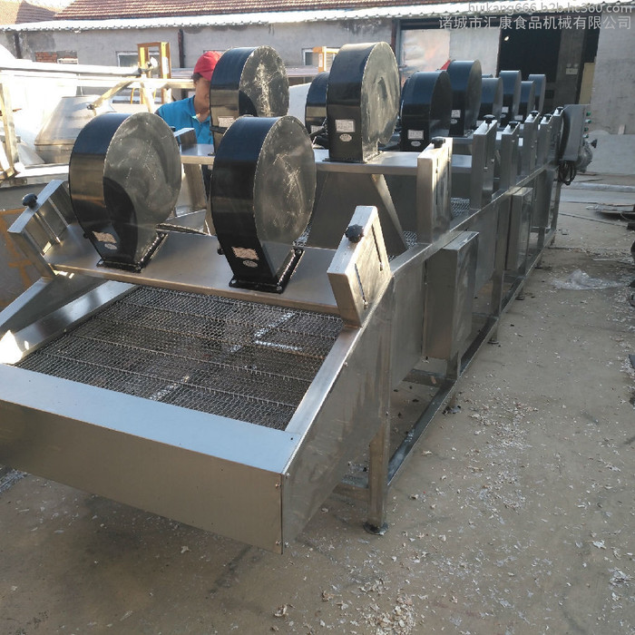 汇康牌FG-4000型肉制品风凉机 果蔬摊凉机 酱菜风干线 包装袋干燥机 酱菜杀菌风干线  连续操作价格优惠