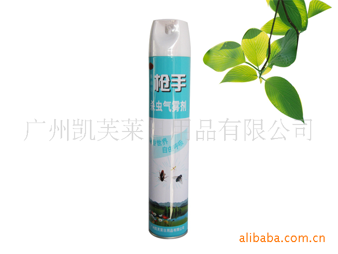 专业供应枪手新一代瓶装750ml环保杀虫剂/气雾剂 不含运费