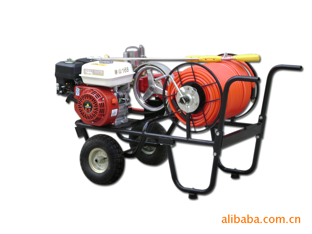 供应3WZ-45Y双绕管器型移动汽油机式打药机/移动式喷雾机组/农机