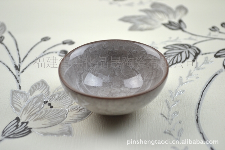 供应冰裂纹杯 碗口杯 整套冰裂茶具 普洱茶具