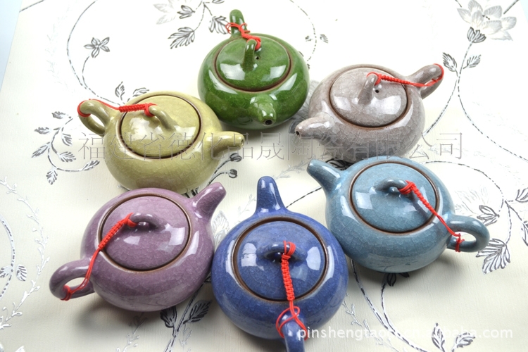 供应冰裂釉茶具 茶壶 功夫茶具 普洱茶具