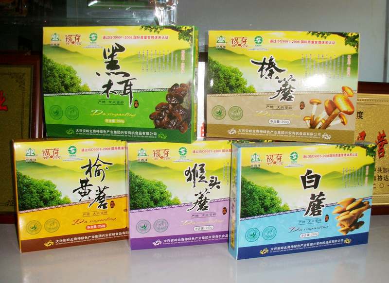 北奇神福存压缩食用菌礼兜 有机认证 黑龙江大兴安岭森林特产