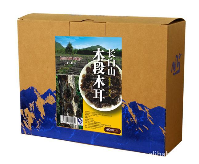 东北黑木耳 长白山原生态 木段木耳（精选） 木耳 180g/盒 礼品装