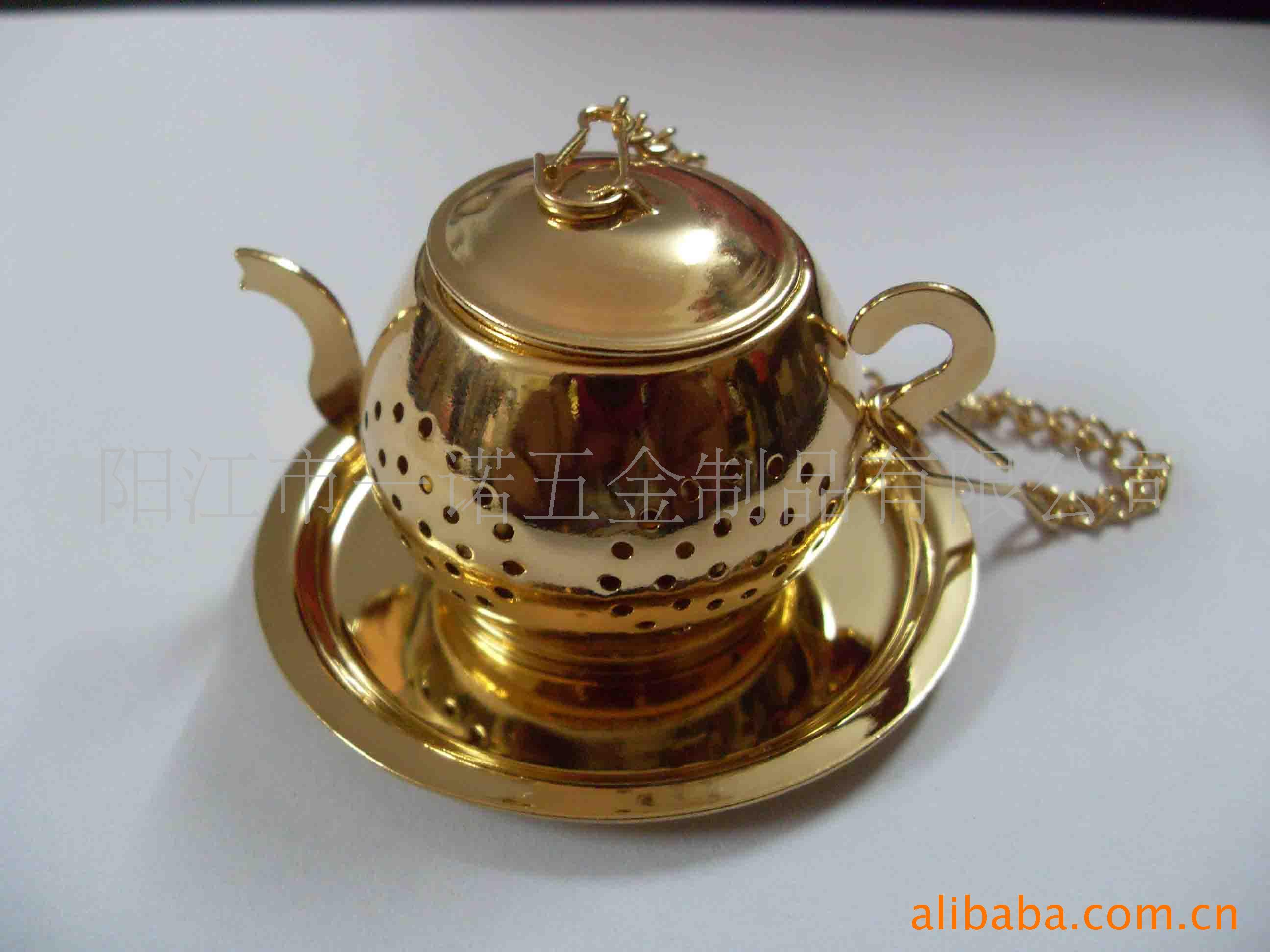 供应D-022P镀金茶球,茶隔,茶叶过滤网茶隔茶具