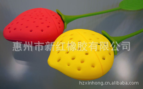 创意硅胶过滤茶叶器 泡茶器 水果泡茶器