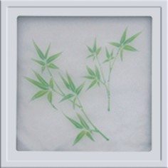 天花吊顶灯型号300G-8方竹叶青